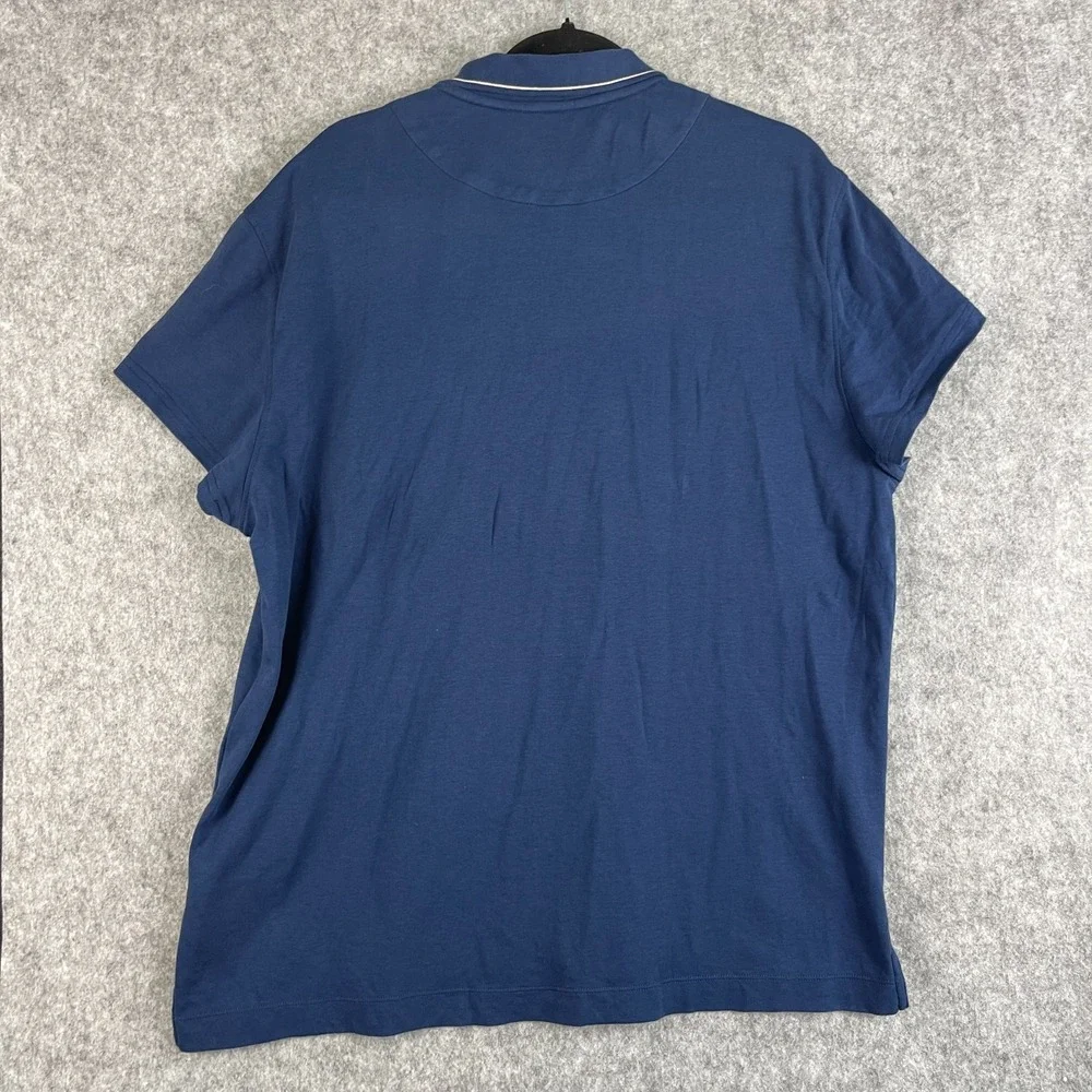 Banana Republic Shirt Mens XL Blue Luxury Touch Button Up Cotton Soft Retro NWT
